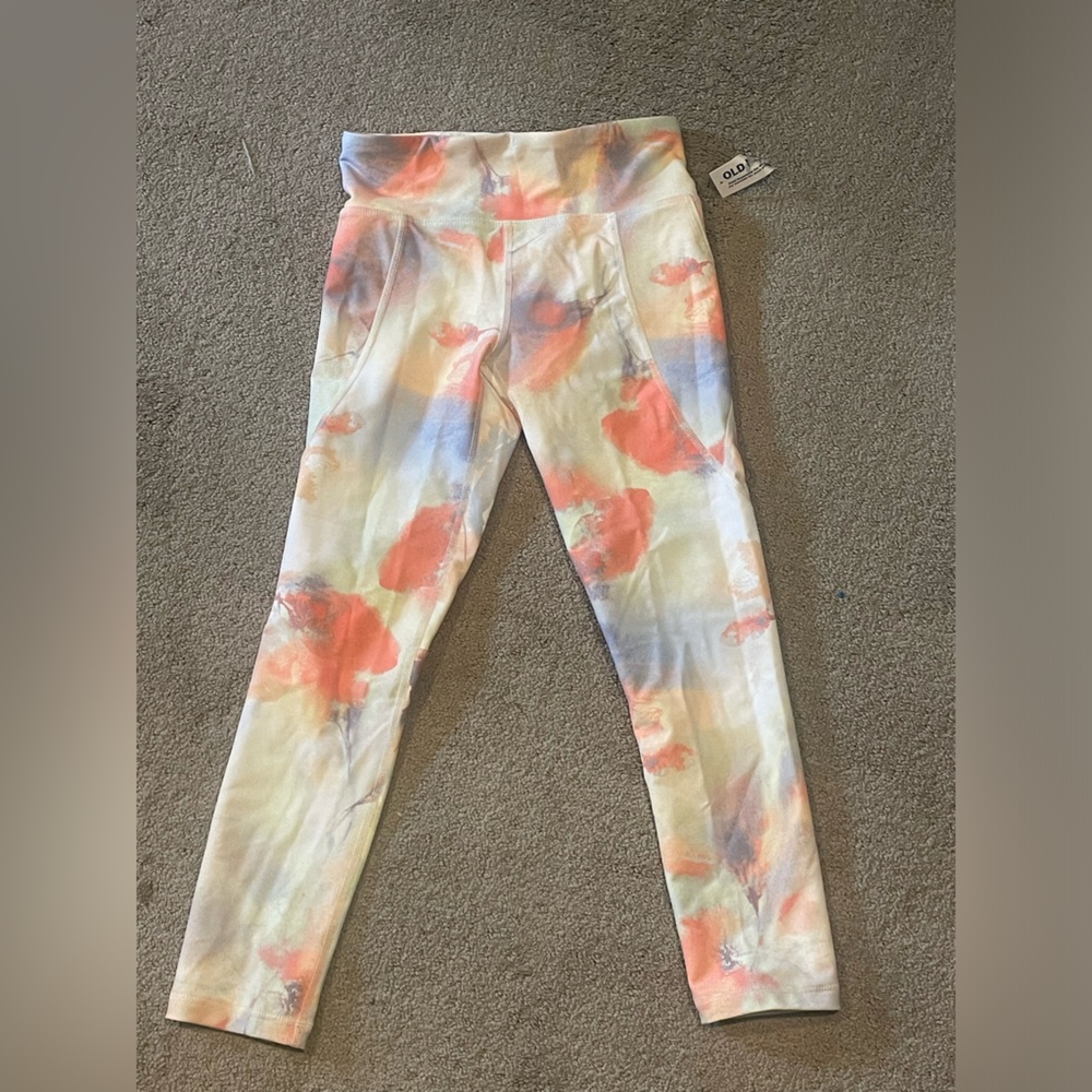 Old Navy Kids Leggings - Multicolor Tie-Dye